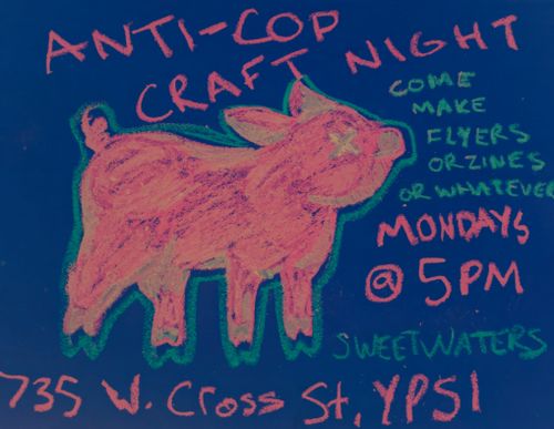 Anti-Cop Craft Night