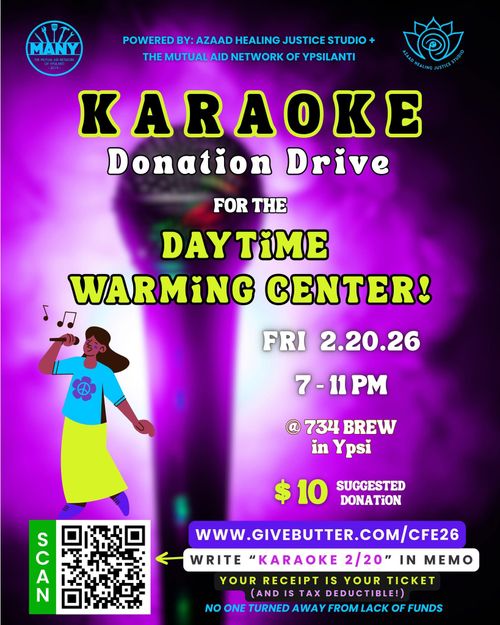 Karaoke Fundraiser for Daytime Warming Center