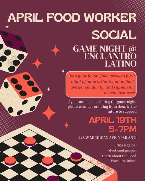 Food Worker Social + Mutual Aid Fundraiser